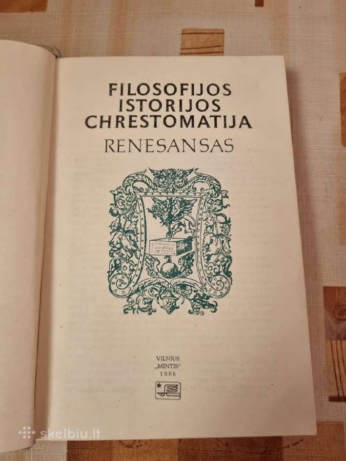 Filosofijos istorijos chrestomatija renesansas - nuotraukos Nr. 2