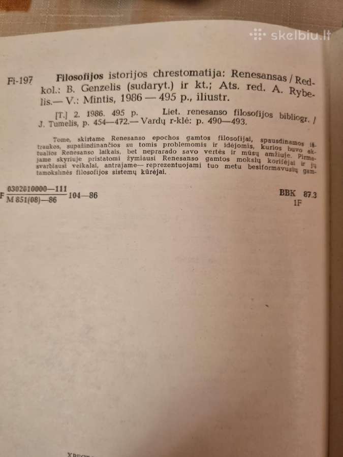 Filosofijos istorijos chrestomatija renesansas - nuotraukos Nr. 5