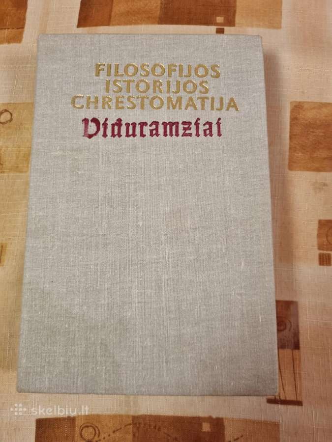 Filosofijos istorijos chrestomatija viduramžiai