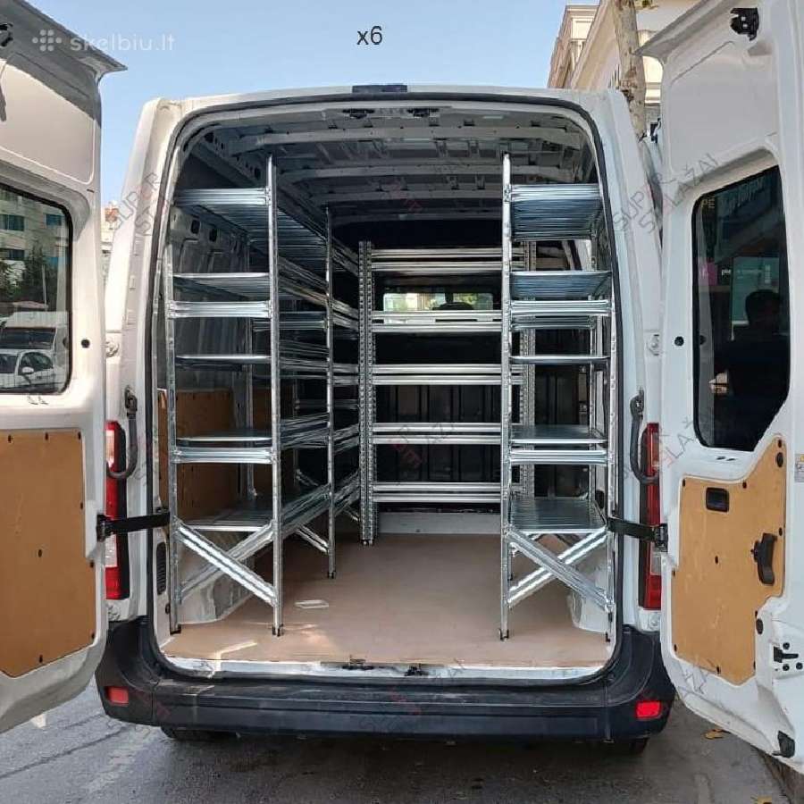 Stelažai, lentynos mikroautobusams - nuotraukos Nr. 9