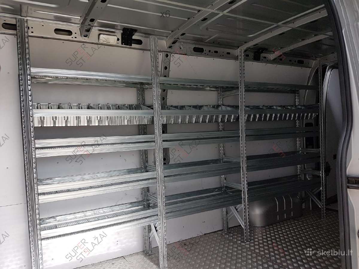 Stelažai, lentynos mikroautobusams - nuotraukos Nr. 12