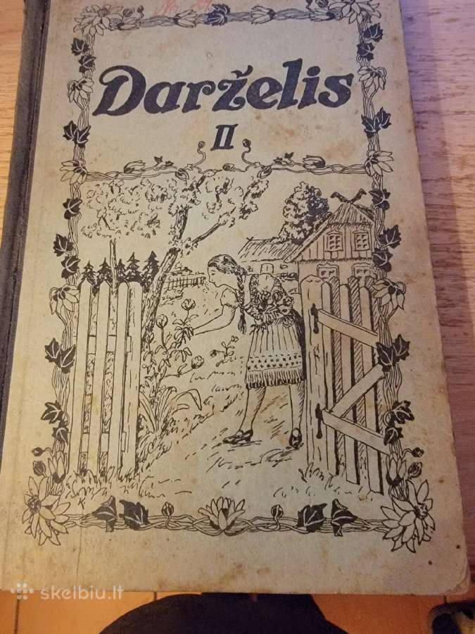 1937m.m.šlaža knyga "Darželis" 2d.
