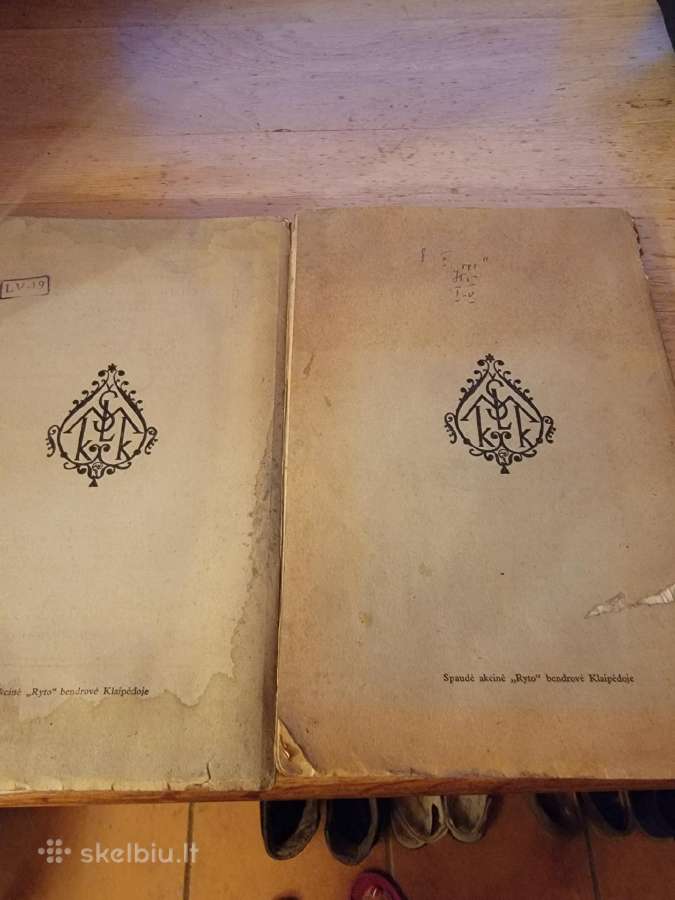 1934-1936 m.jablonskio raštai 3ir5 tomai - nuotraukos Nr. 2