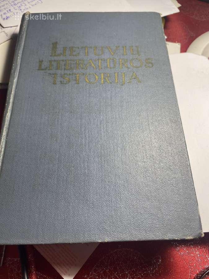 Parduodama lietuviu literaturos istorija - nuotraukos Nr. 3