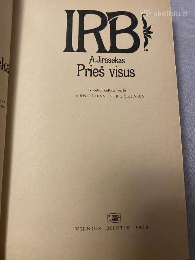 Parduodama knyga Prieš visus - nuotraukos Nr. 2