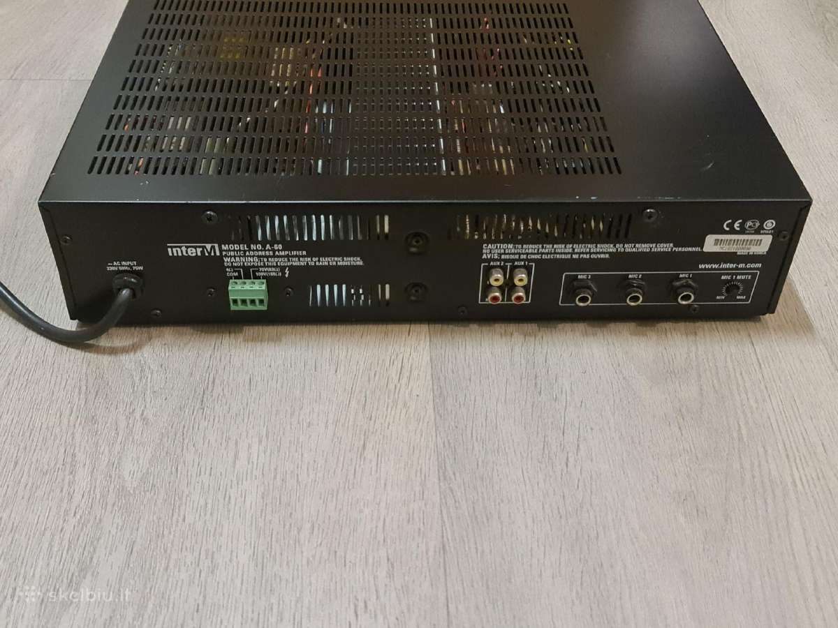 Stiprintuvas/mikšeris Interim A-60 - nuotraukos Nr. 3
