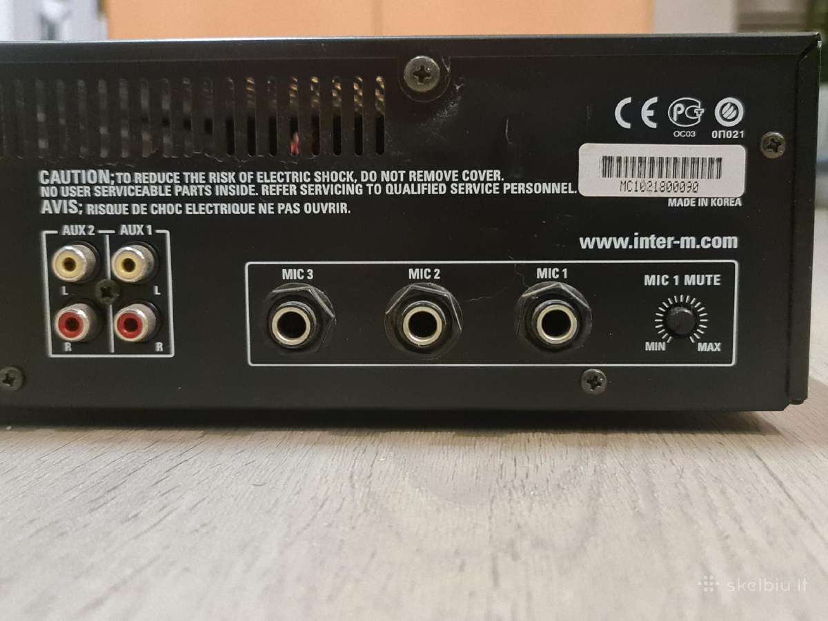 Stiprintuvas/mikšeris Interim A-60 - nuotraukos Nr. 5