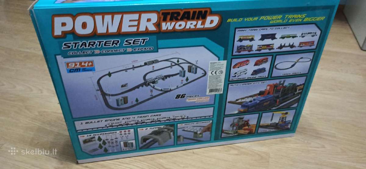 "Power train world train set" Traukinys mažiems va - nuotraukos Nr. 2