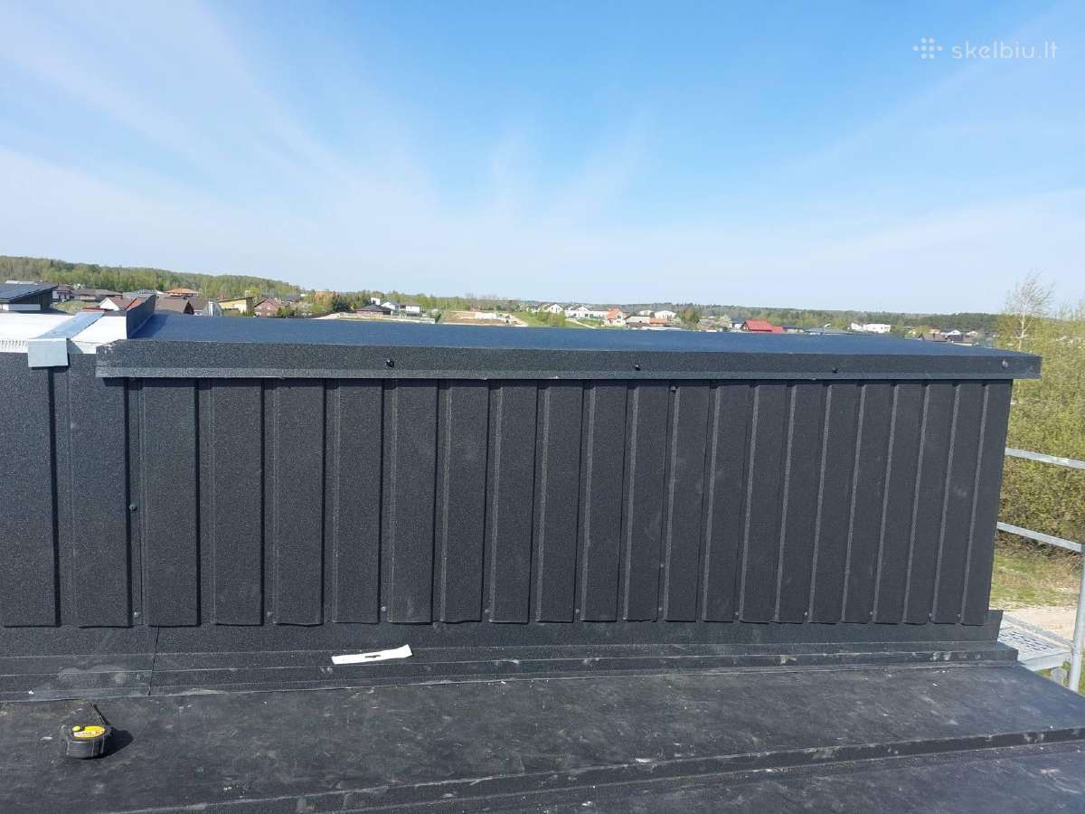 Stogų dengimas, Skardiniai čerpiniai stogai, Velux - nuotraukos Nr. 27