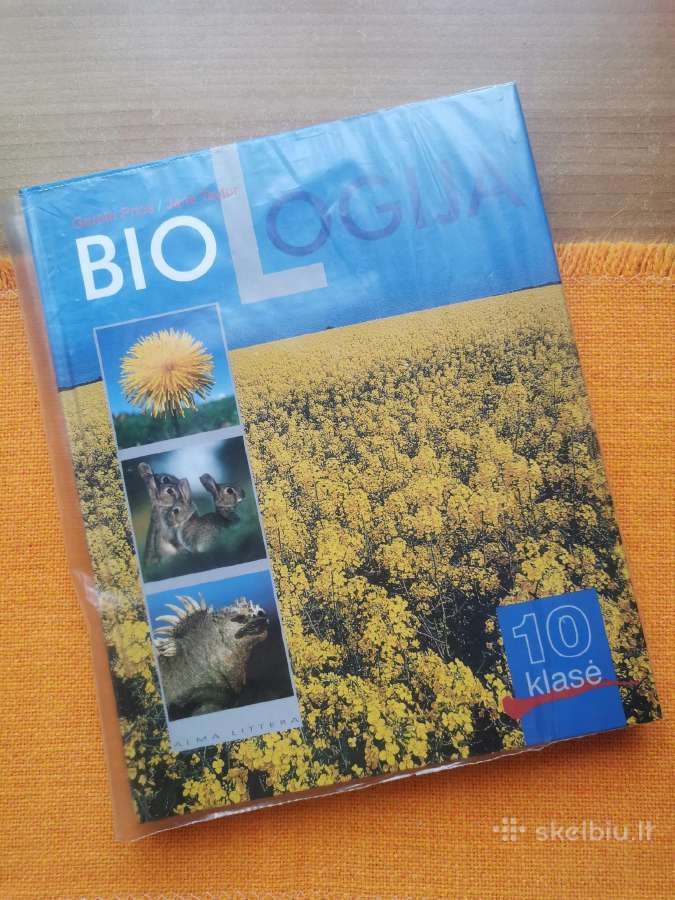 Biologijos vadovėlis 10 klasei. 2000 m.