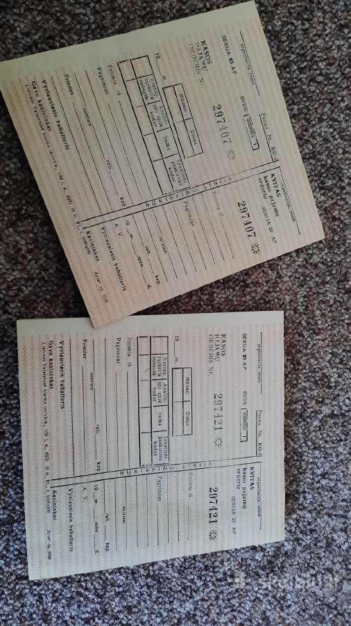 Nauji blankai ,pažymėjimai sovietiniai - nuotraukos Nr. 6