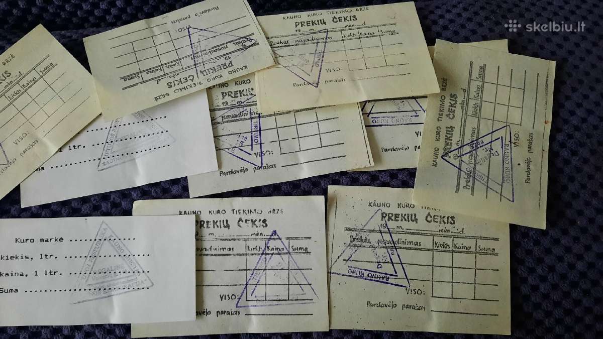 Nauji blankai ,pažymėjimai sovietiniai - nuotraukos Nr. 13