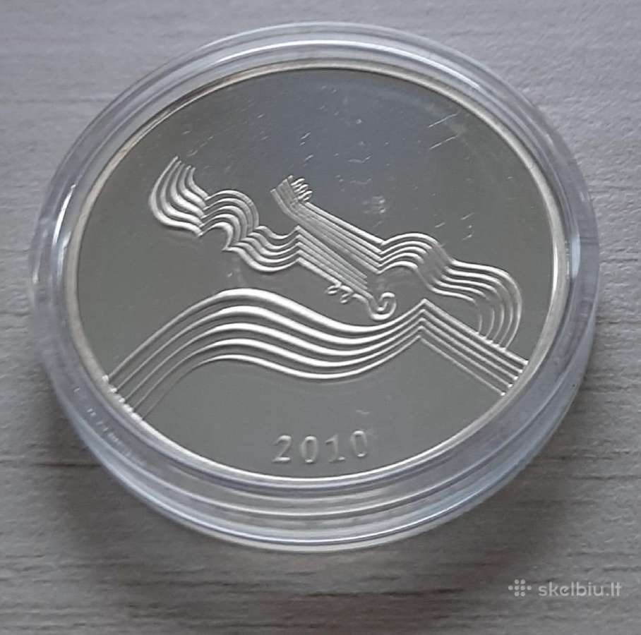 2010m. Muzikai 10 litų sidabrinė moneta - nuotraukos Nr. 2