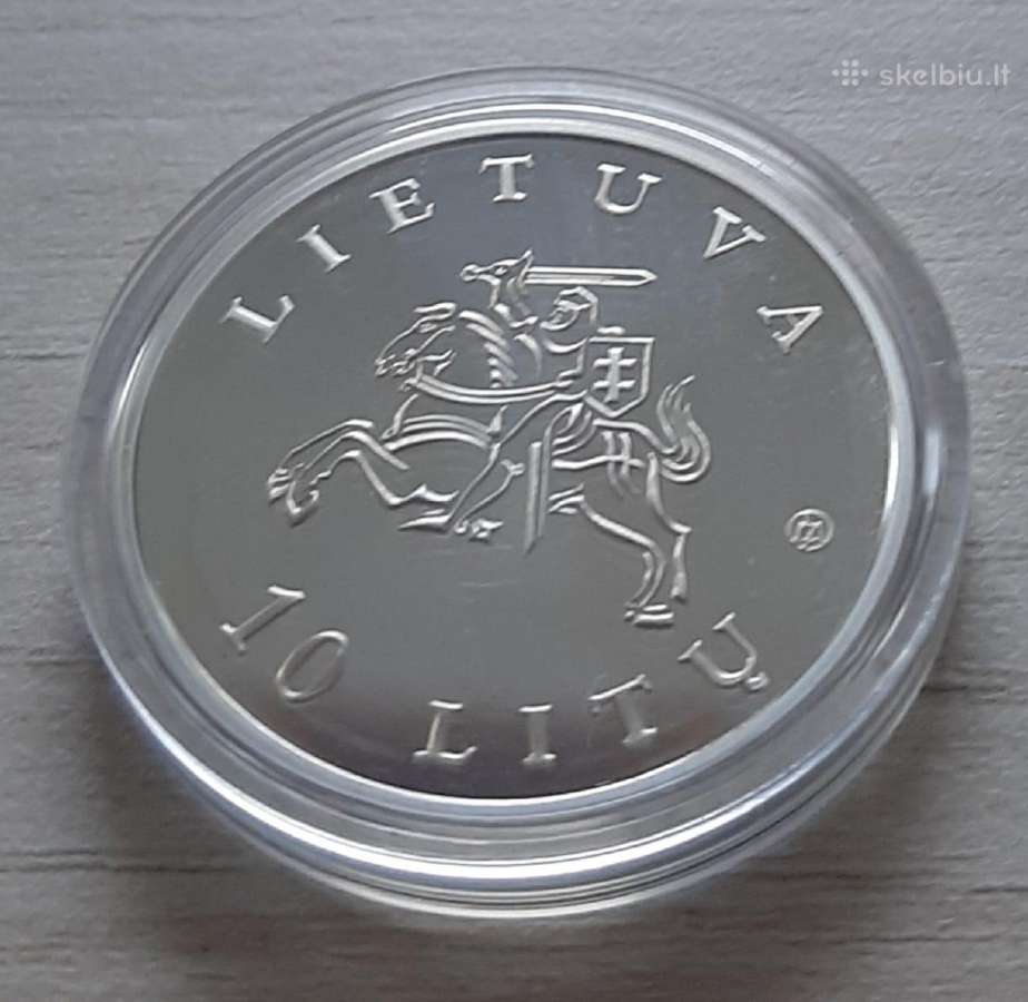 2010m. Muzikai 10 litų sidabrinė moneta - nuotraukos Nr. 3