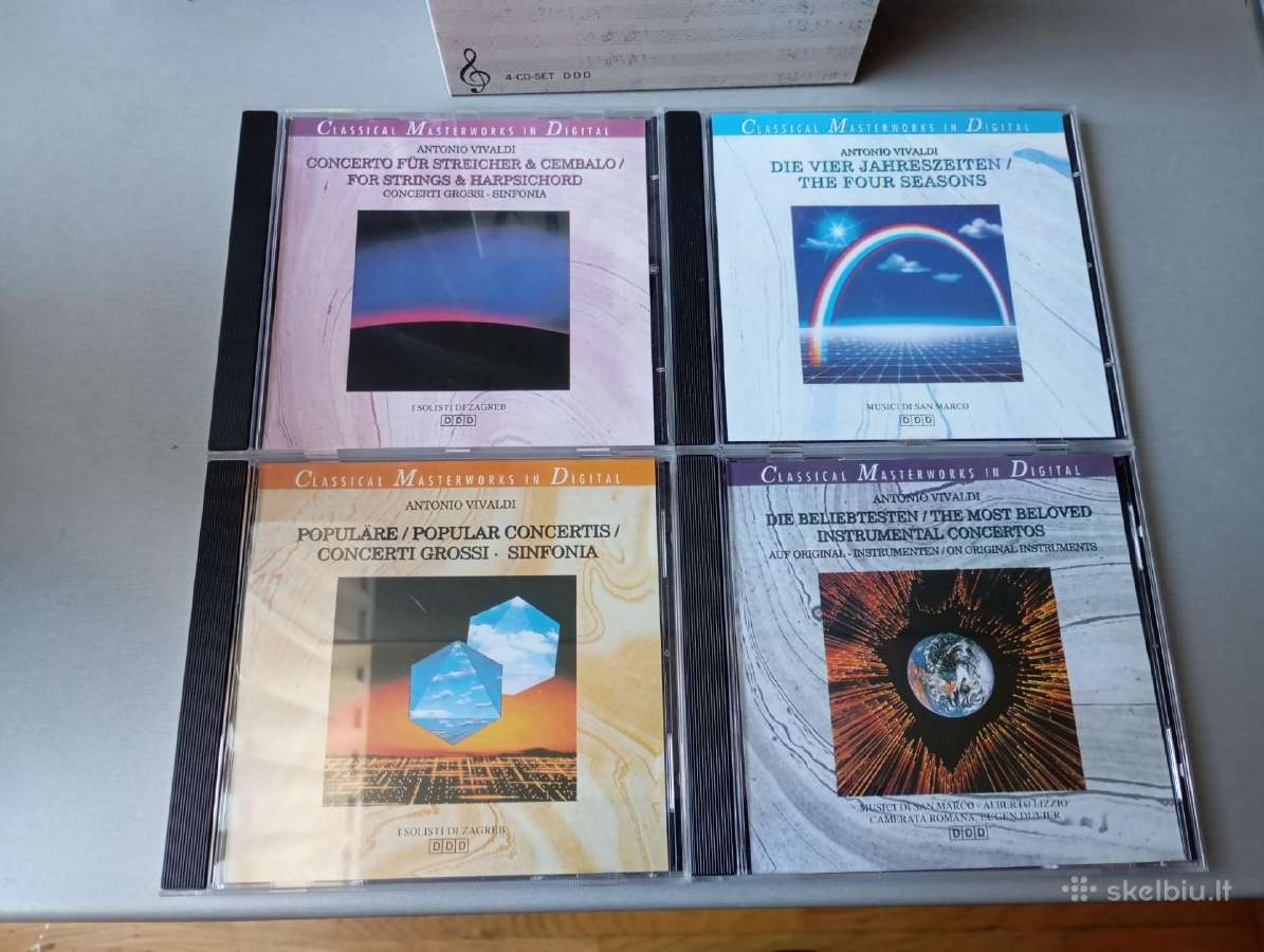 CD plokštelės "Vivaldi" ir "Bach" - nuotraukos Nr. 3