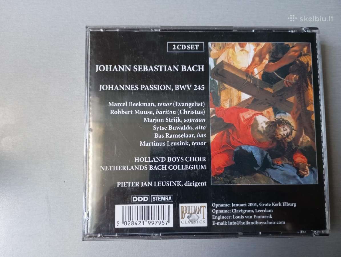 CD plokštelės "Vivaldi" ir "Bach" - nuotraukos Nr. 9