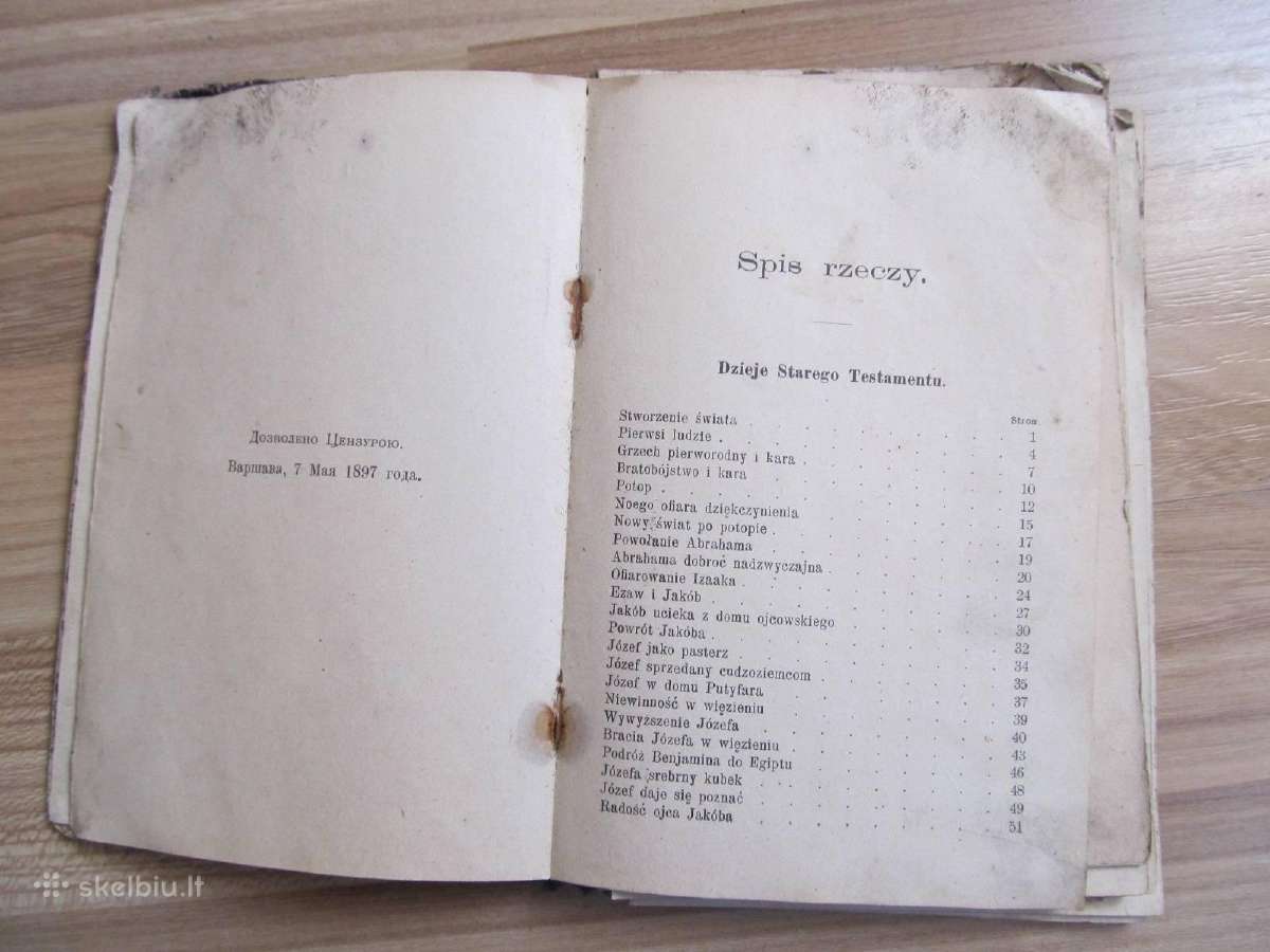 Stary I Nowy Testament , 1897 - nuotraukos Nr. 2