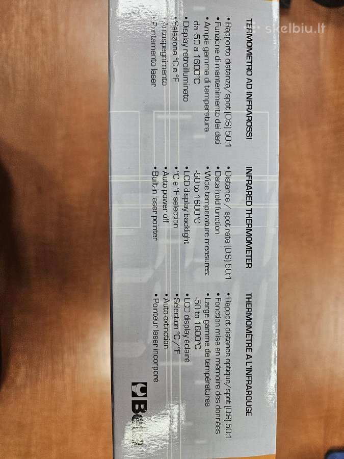 Beta 1760/ir1600 Infrared Termometer - nuotraukos Nr. 8
