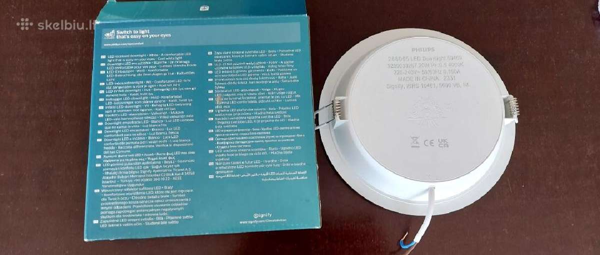 Įmontuojamas lubinis Philips LED šviestuvas - nuotraukos Nr. 2
