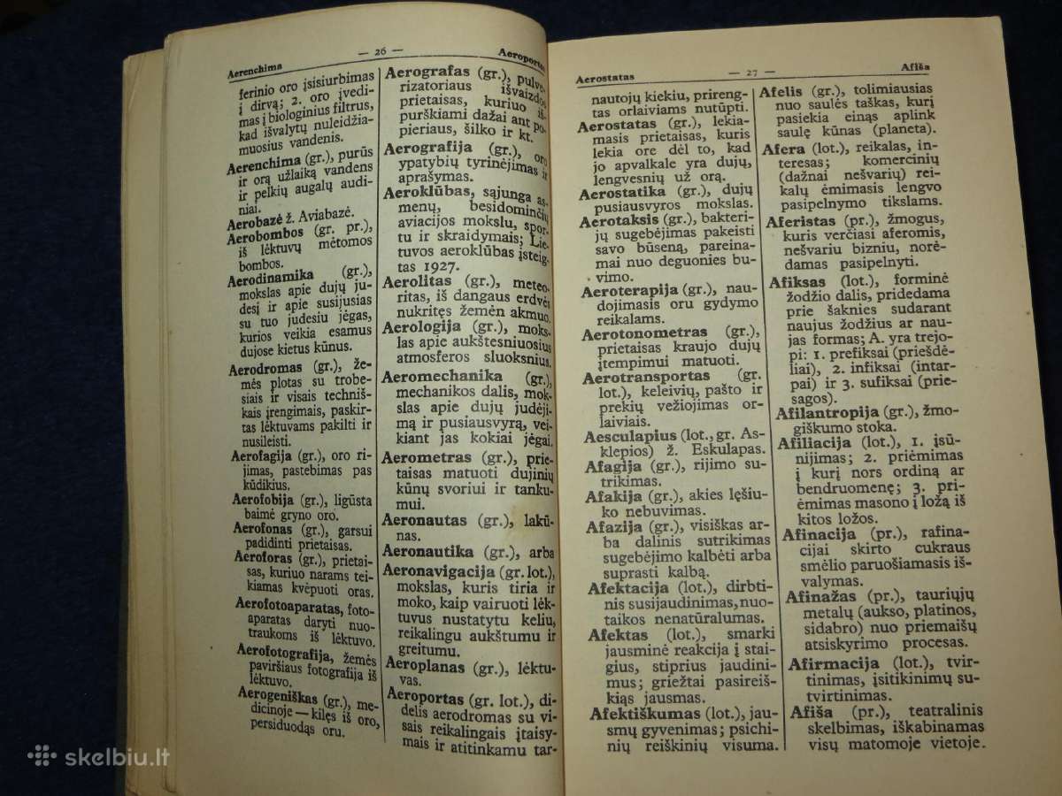 Knyga Tarptautinių žodžių žodynas 1936 - nuotraukos Nr. 16