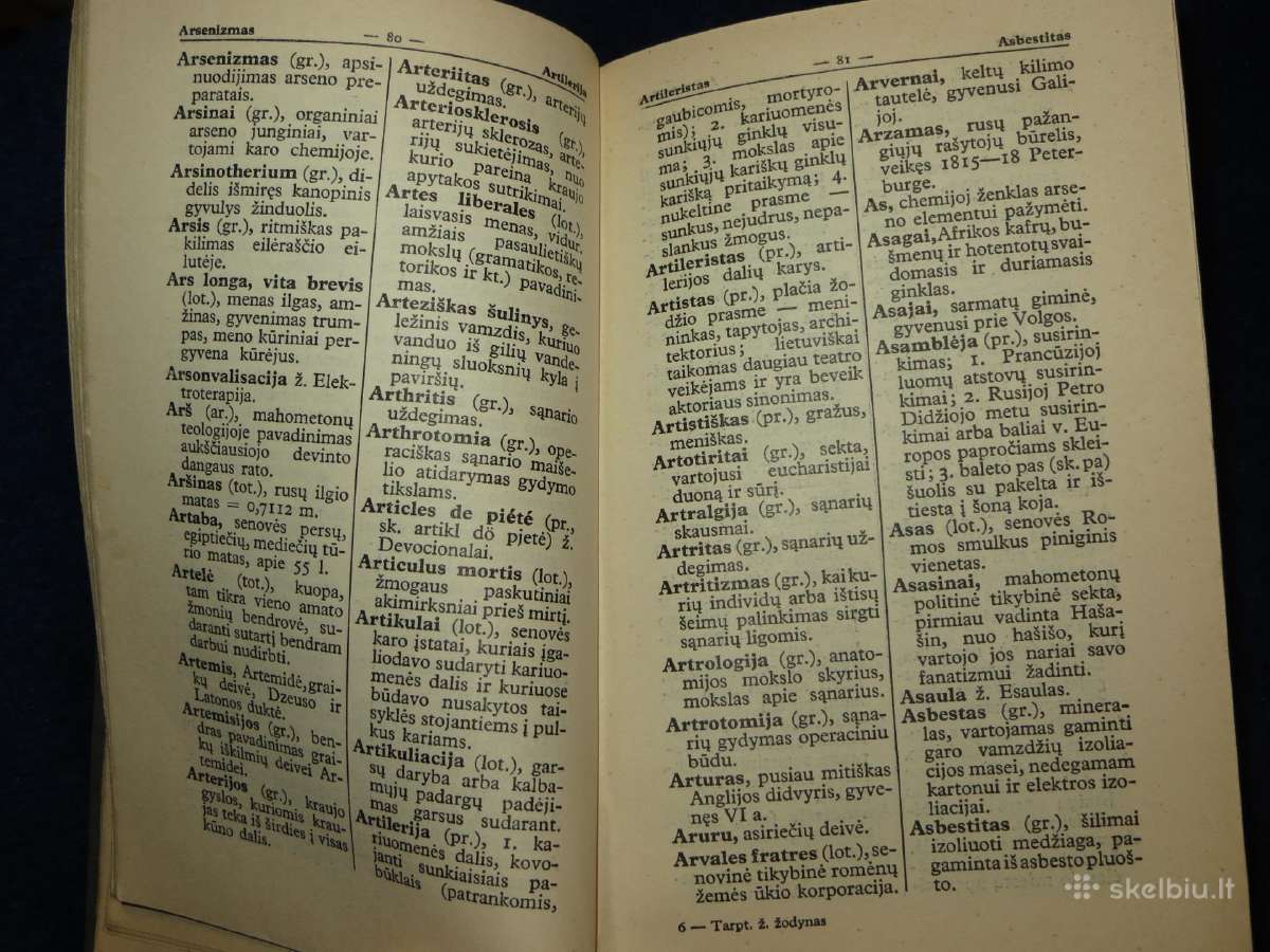 Knyga Tarptautinių žodžių žodynas 1936 - nuotraukos Nr. 17