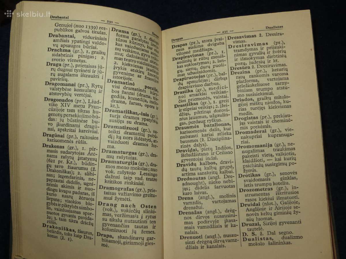 Knyga Tarptautinių žodžių žodynas 1936 - nuotraukos Nr. 19