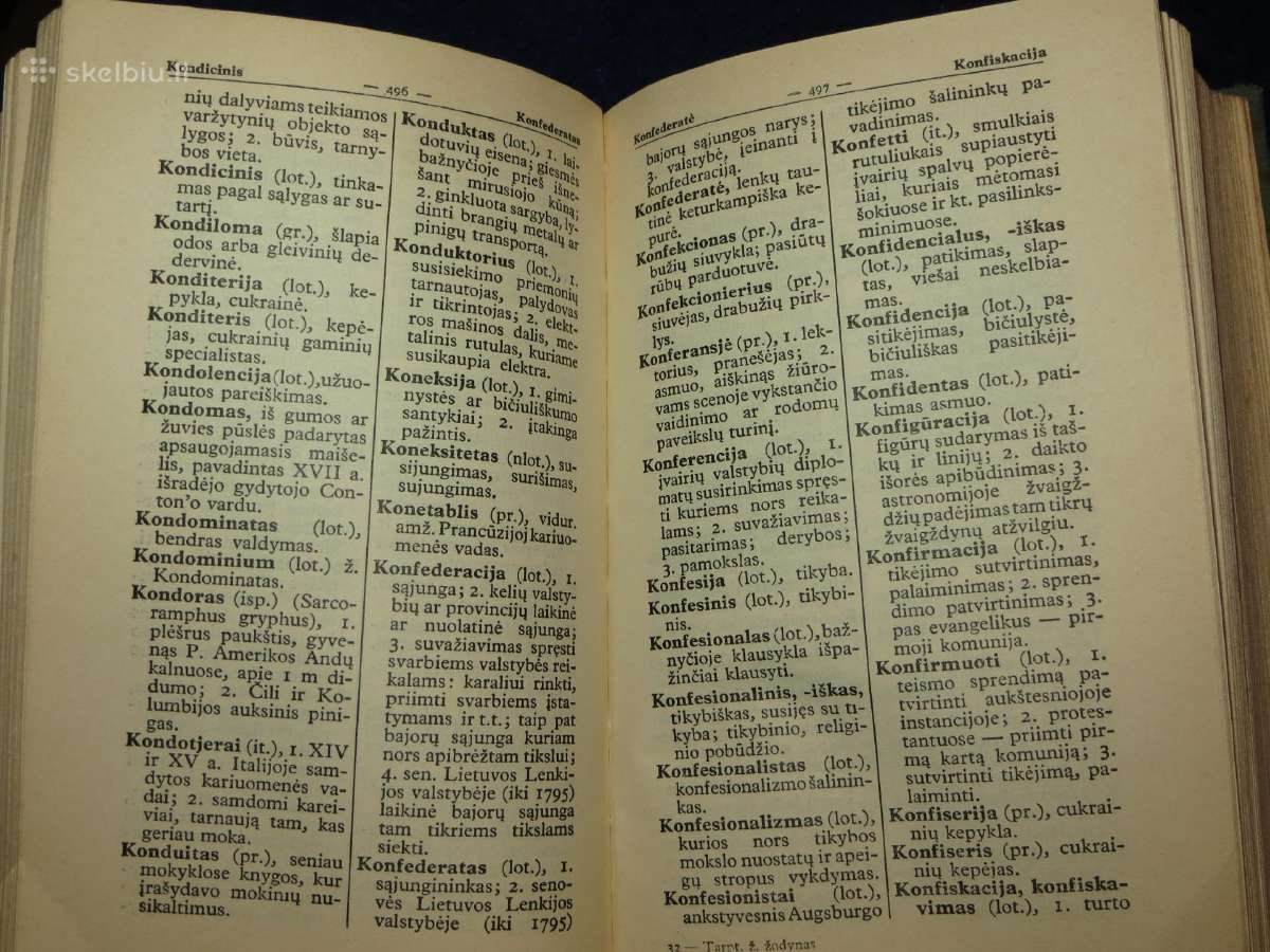 Knyga Tarptautinių žodžių žodynas 1936 - nuotraukos Nr. 22