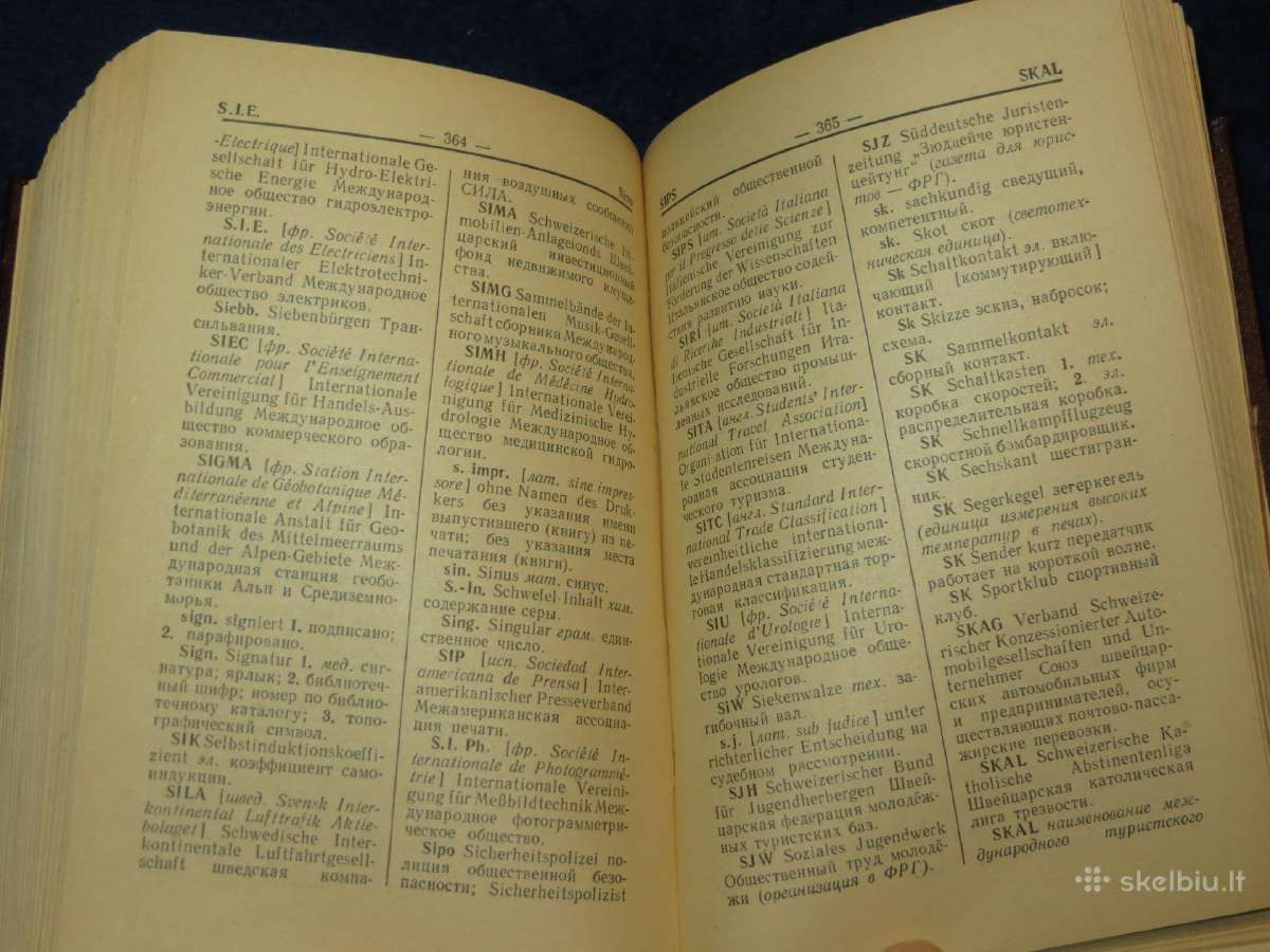 Knyga Vokiškų santrumpų žodynas 1958 rusiškai - nuotraukos Nr. 13