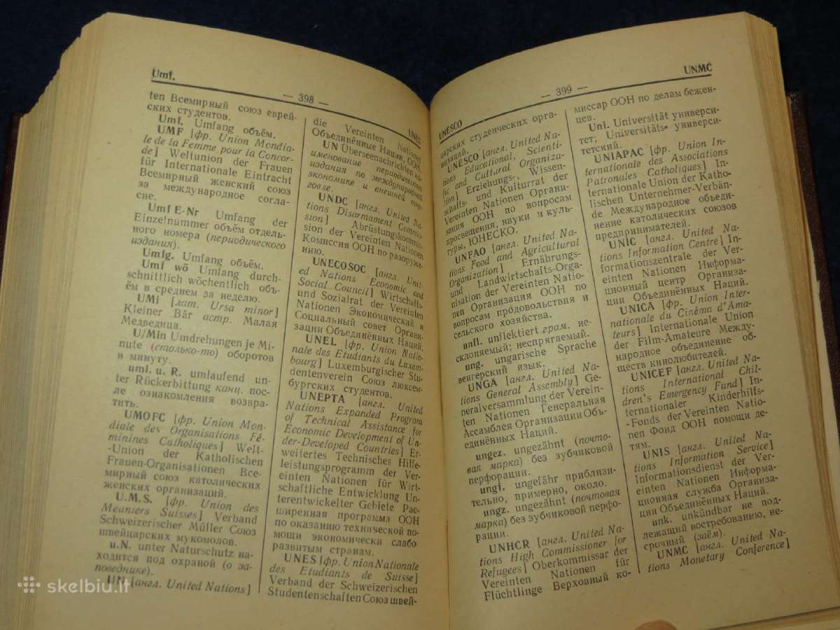 Knyga Vokiškų santrumpų žodynas 1958 rusiškai - nuotraukos Nr. 14