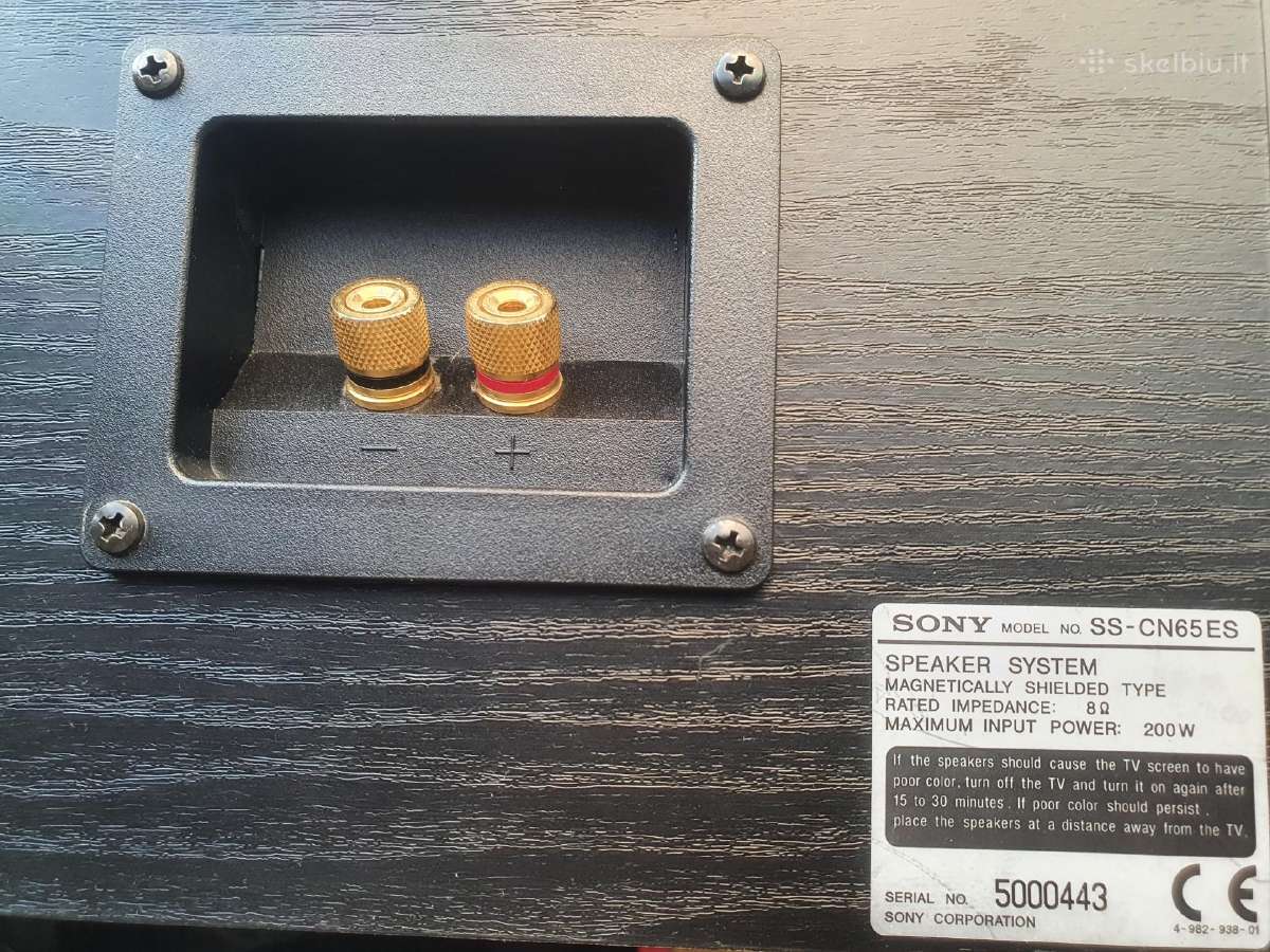 Sony centrinė ss-cn65es - nuotraukos Nr. 4