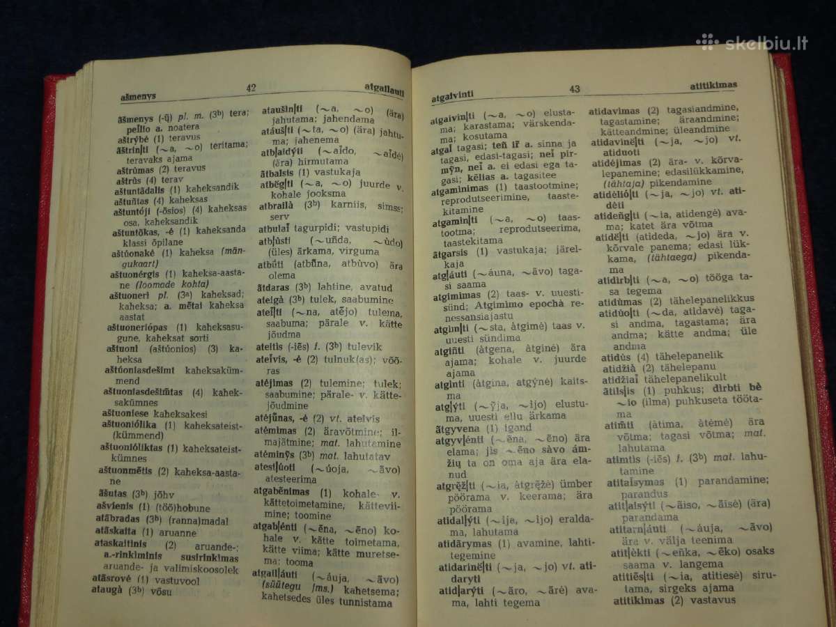 Knyga Lietuvių-estų kalbų žodynas 1969 - nuotraukos Nr. 6