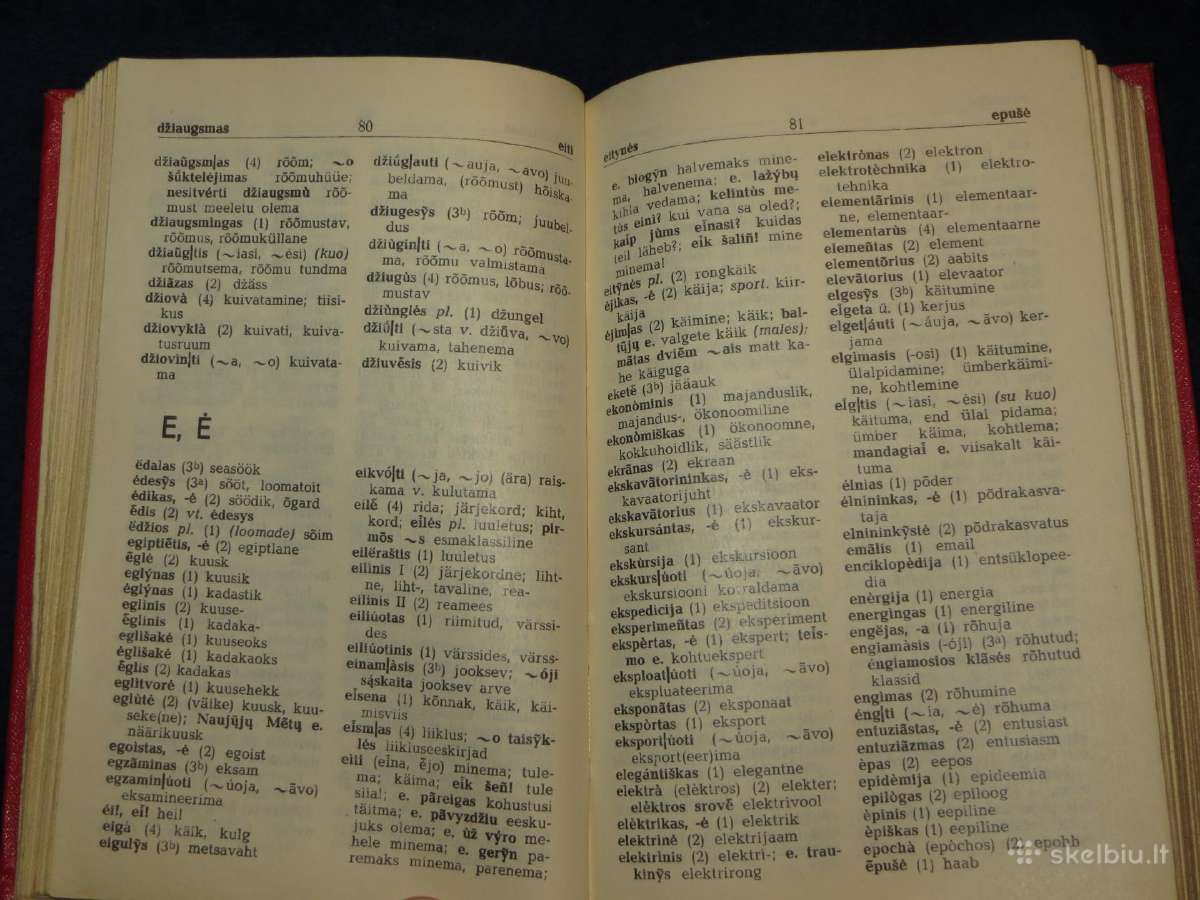 Knyga Lietuvių-estų kalbų žodynas 1969 - nuotraukos Nr. 7