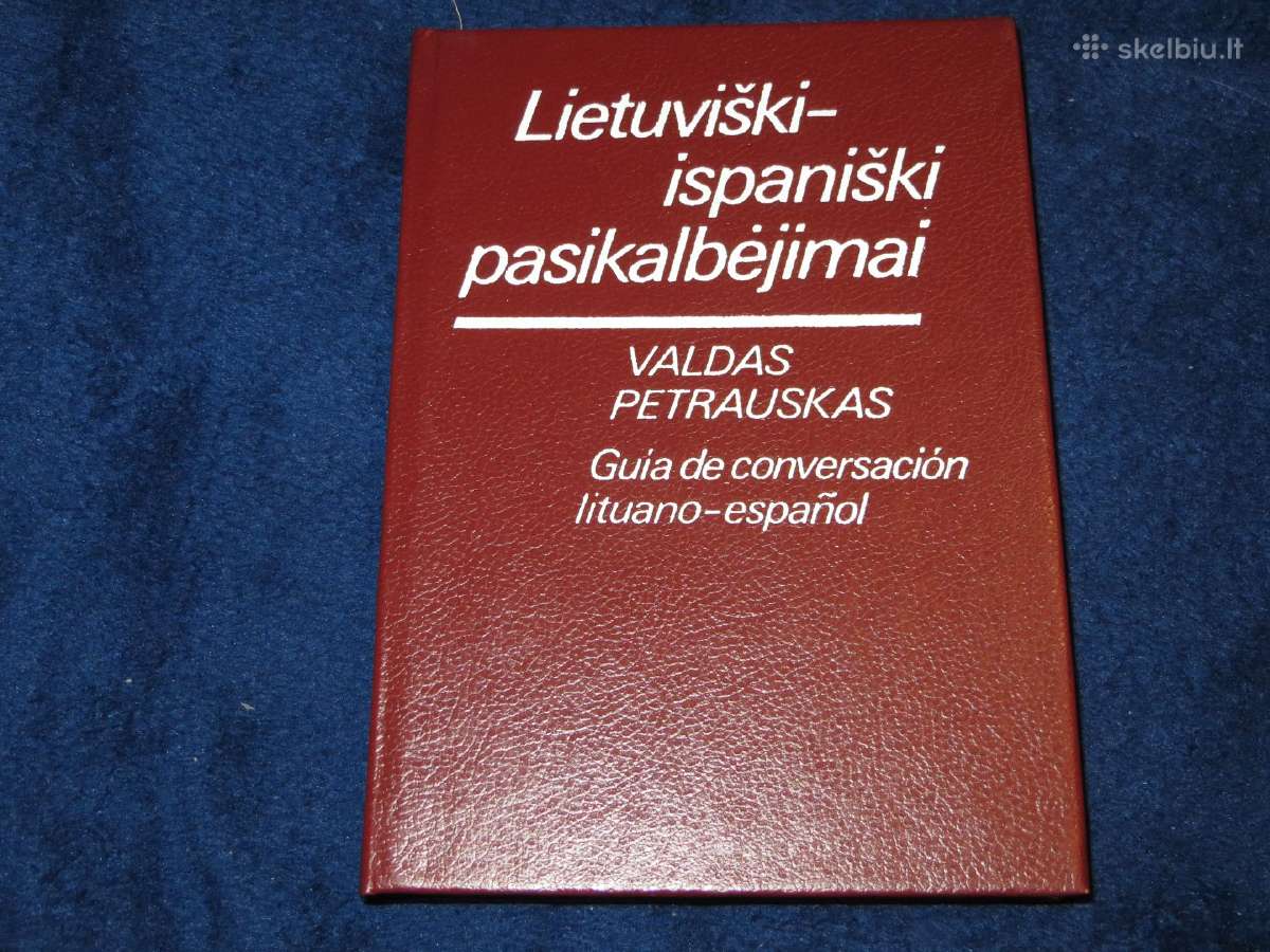 Knyga Lietuviški-ispaniški pasikalbėjimai 1989