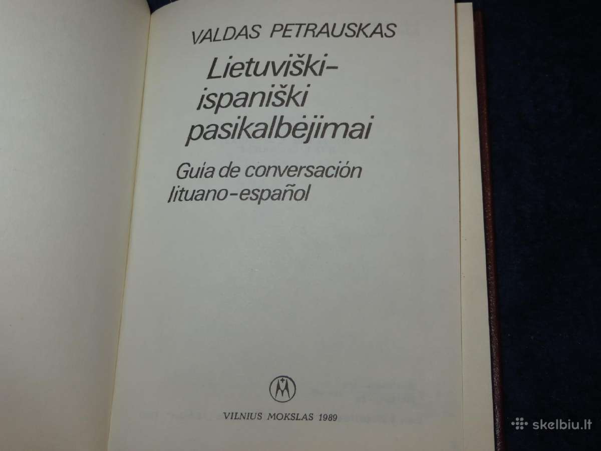 Knyga Lietuviški-ispaniški pasikalbėjimai 1989 - nuotraukos Nr. 3