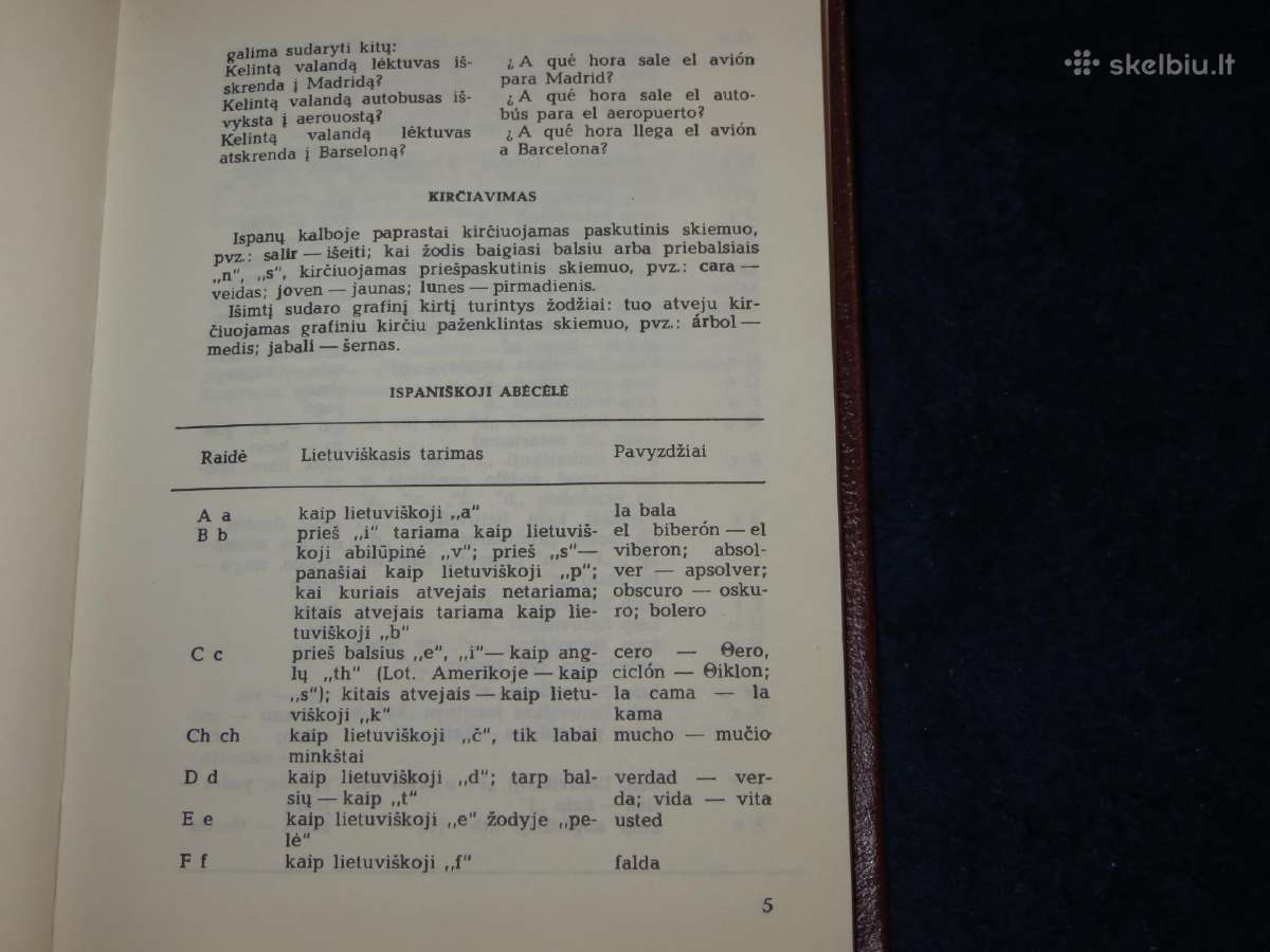 Knyga Lietuviški-ispaniški pasikalbėjimai 1989 - nuotraukos Nr. 6