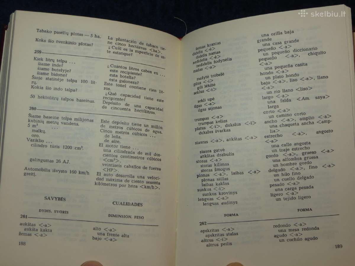 Knyga Lietuviški-ispaniški pasikalbėjimai 1989 - nuotraukos Nr. 12