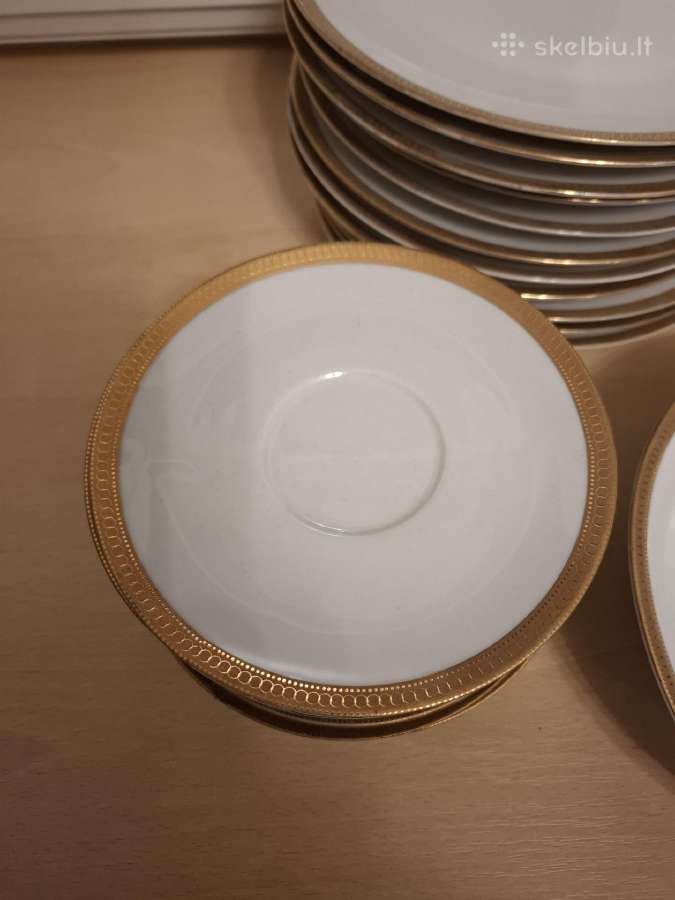 Pietų servizas Porceliano pietų lėkštės