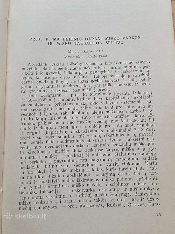 1957m.knyga "Įžymus lietuvių miškininkas-p.matulio - nuotraukos Nr. 3