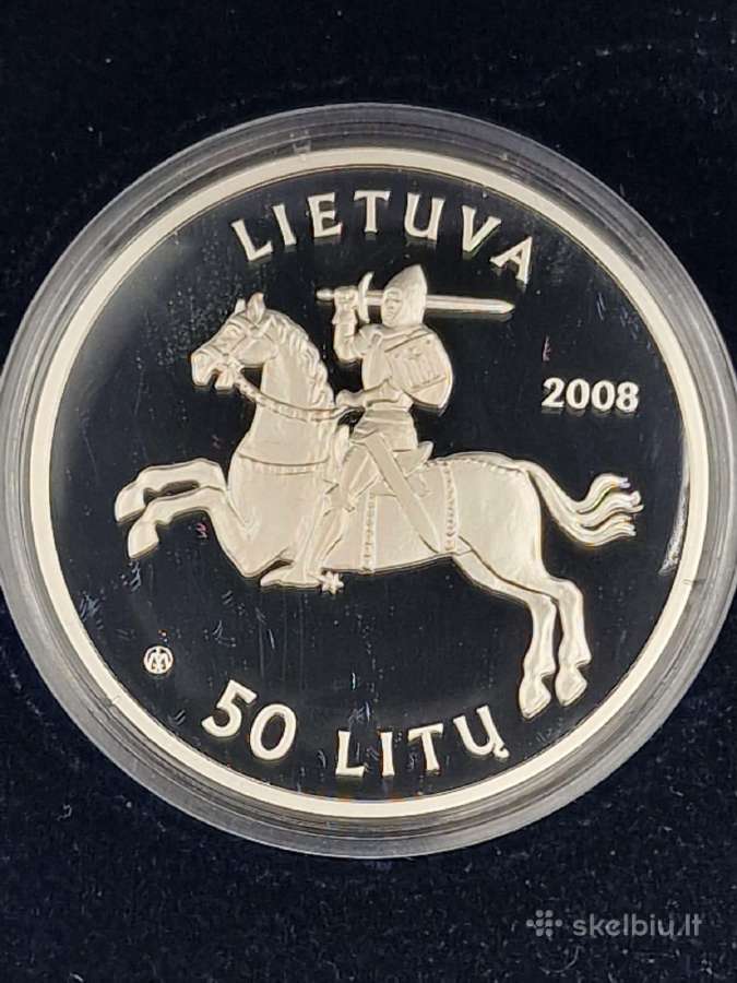 Kauno pilis, 2008 m., Lietuva, 50 litų moneta - nuotraukos Nr. 2