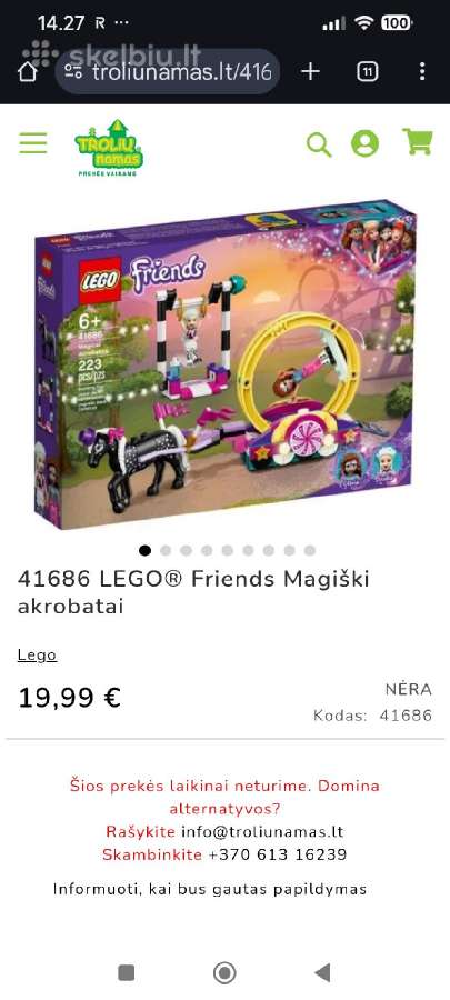 Lego Friends rinkinys su instrukcija - nuotraukos Nr. 3