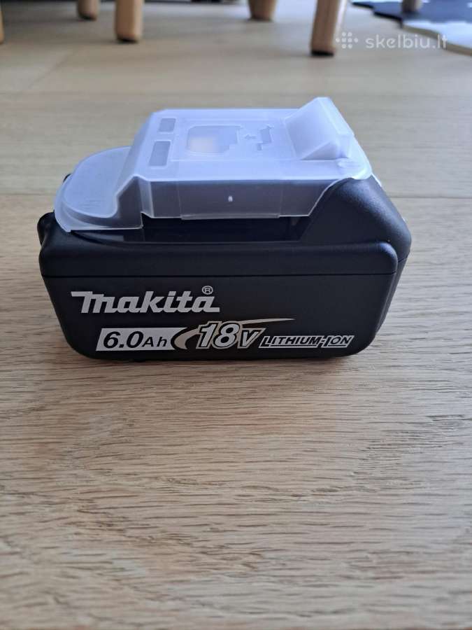 Parduodu naujus Makita 18 V, 6ah akumuliatorius