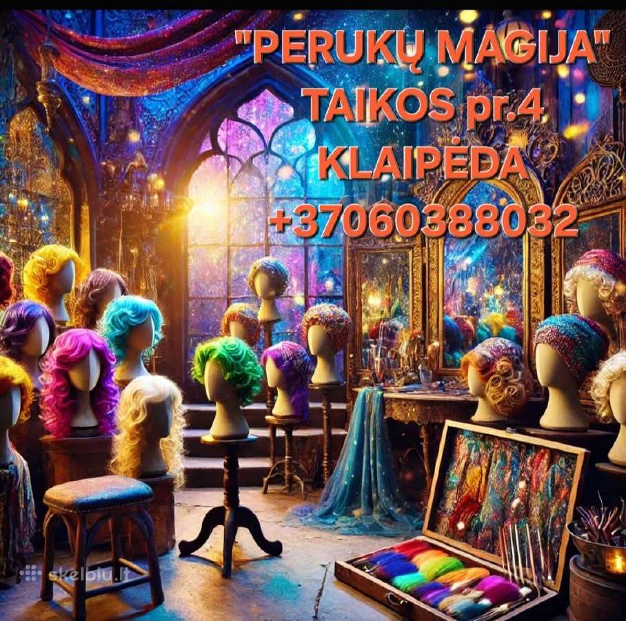 Perukai - šinjonai-sruogos. Klaipėda
