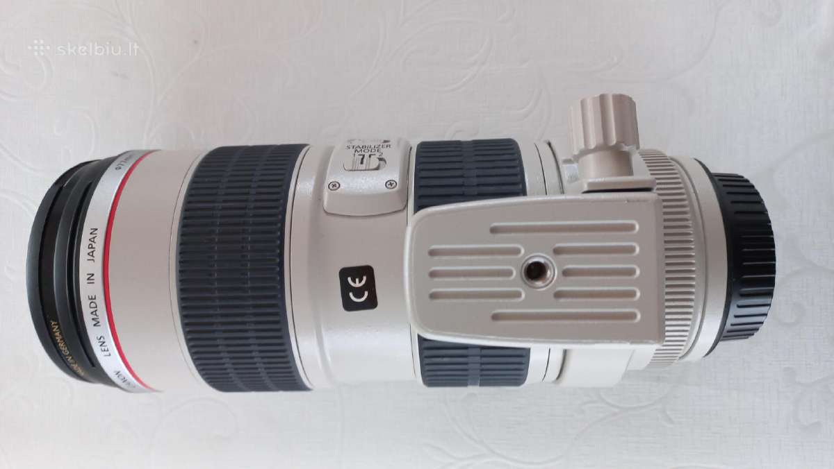 Objektyvas Canon Ef 70-200mm, L, f/2.8 - nuotraukos Nr. 3
