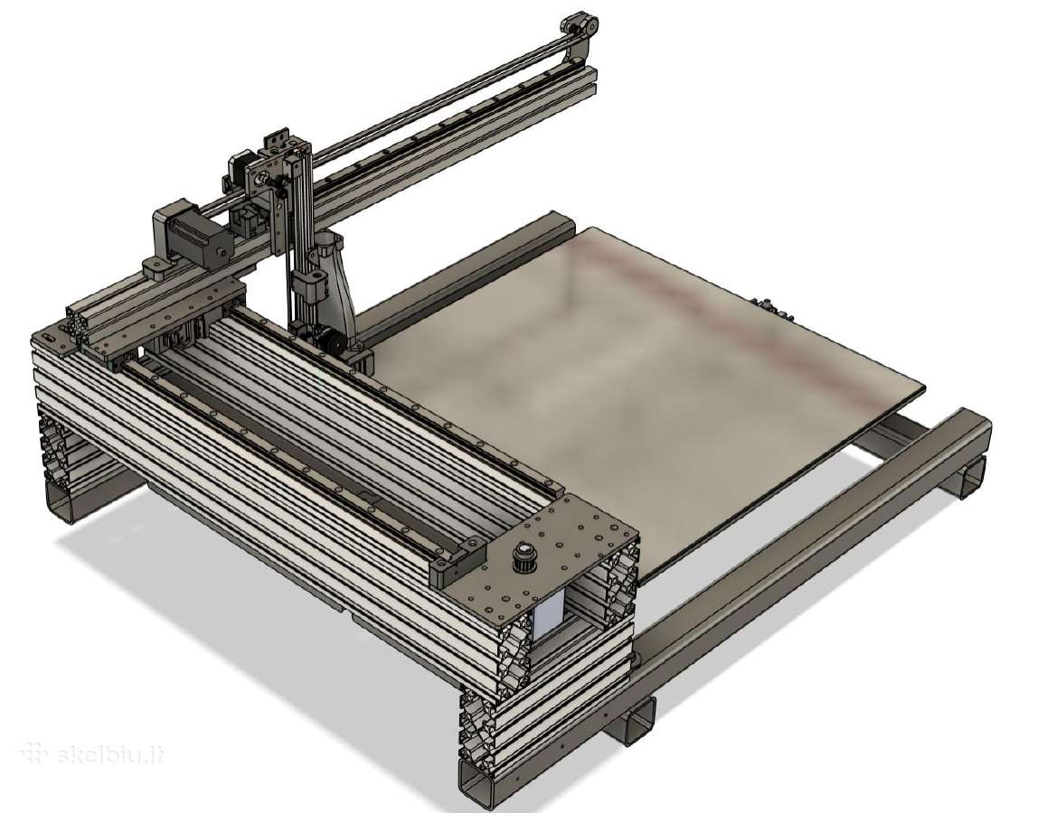 Didelio formato (620x620x200) 3D spausdintuvas - nuotraukos Nr. 36