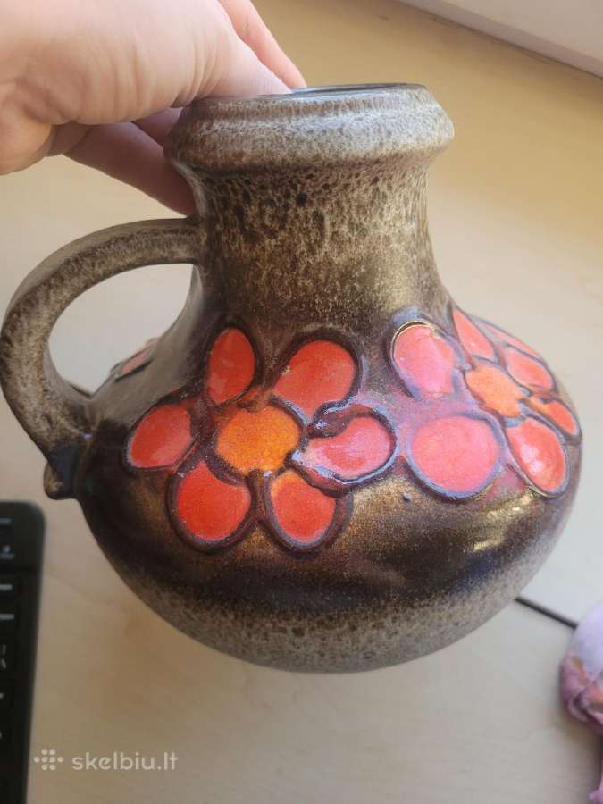 Scheurich 60's-70's Fat Lava Vase #423-18