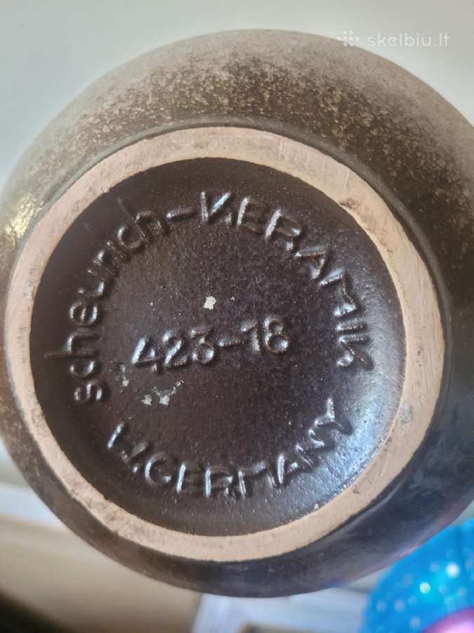 Scheurich 60's-70's Fat Lava Vase #423-18 - nuotraukos Nr. 2