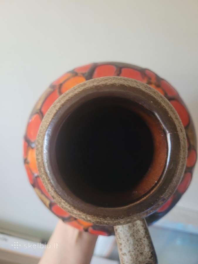 Scheurich 60's-70's Fat Lava Vase #423-18 - nuotraukos Nr. 3