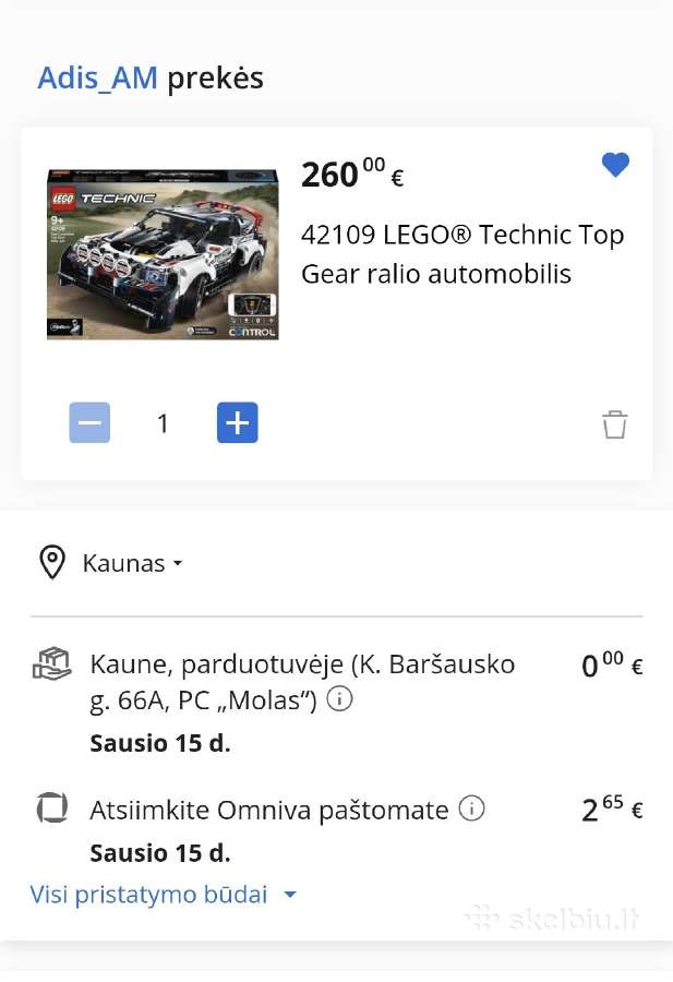 Lego technic 42109 - nuotraukos Nr. 9