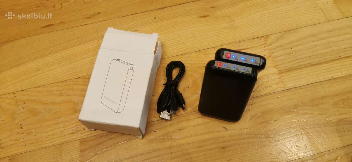Power bankas pirštinėms ar kojinėms 3,7v 4000mah