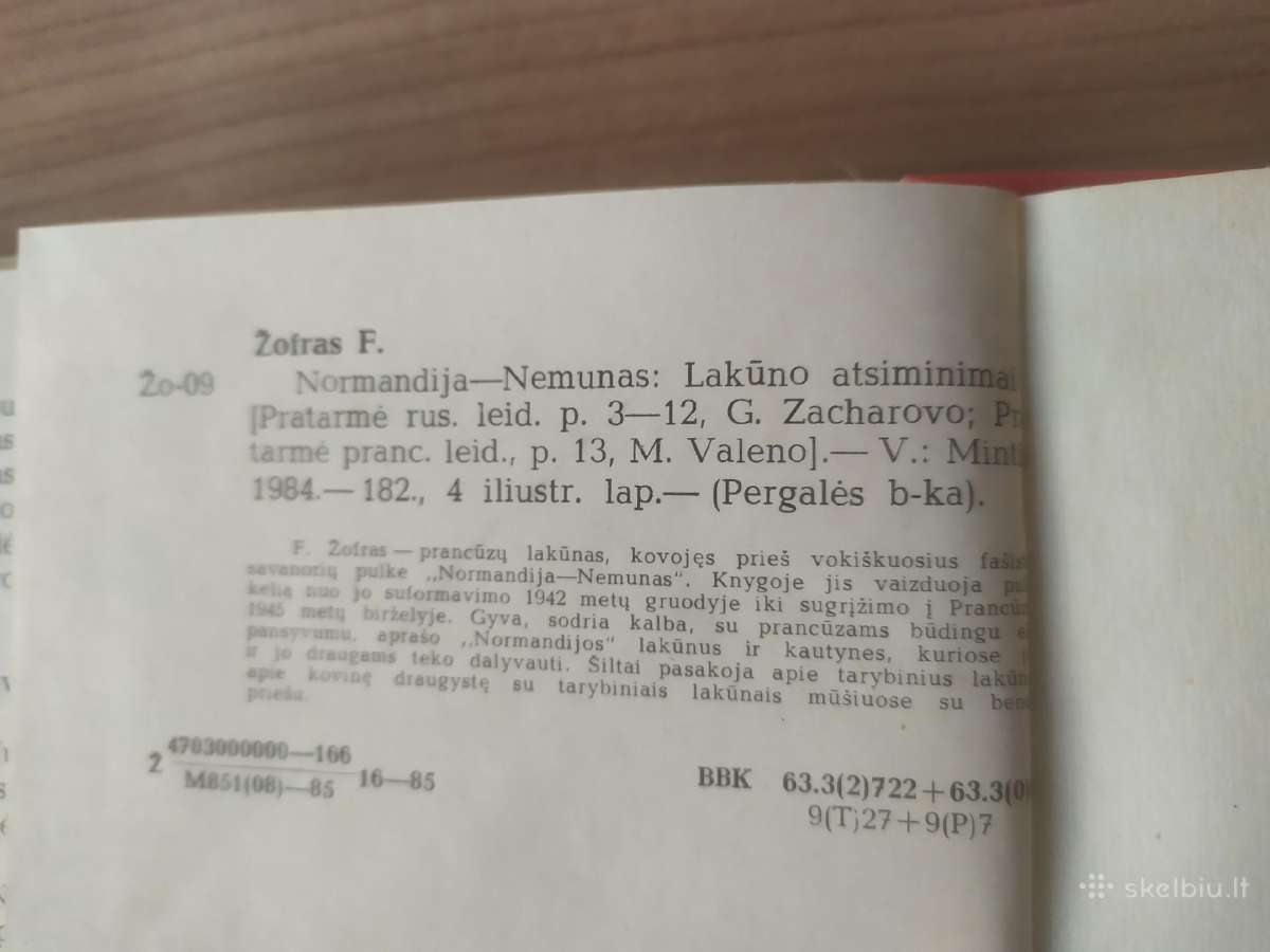 Fransua De Žofras " Normandija-nemunas" - nuotraukos Nr. 4